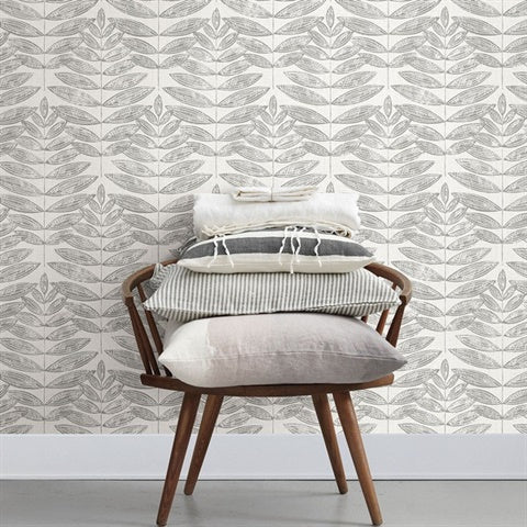 2821-25101 Akira Dove Leaf Wallpaper