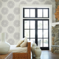 2793-24747 Sol Light Grey Medallion Wallpaper