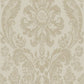 2763-87314 Shadow Khaki Damask Wallpaper By Brewster