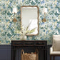 RI5120 Blues Garden Party Wallpaper