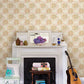 1014-001858 Pink Iris Shibori Wallpaper By Brewster