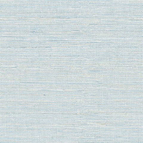 2793-24283 Lilt Blue Faux Grasscloth Wallpaper