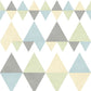 2821-25130 Trilogy Multicolor Geometric Wallpaper