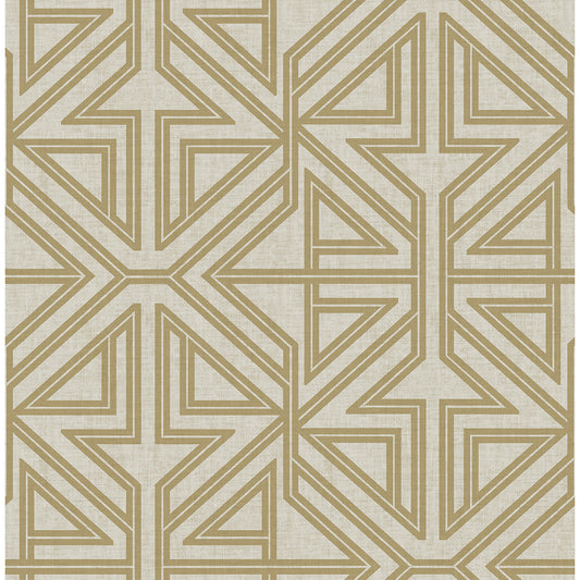 Kachel Gold Geometric Wallpaper