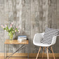 Deena Grey Distressed Wood Wallpaper