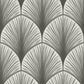 2763-24230 Dusk Grey Frond Wallpaper By Brewster