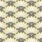2861-25754 Lotus Mustard Floral Fans Equinox By A Street Prints