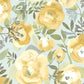 2903-25837 Orla Yellow Floral Wallpaper Blue Bell By A Street Prints