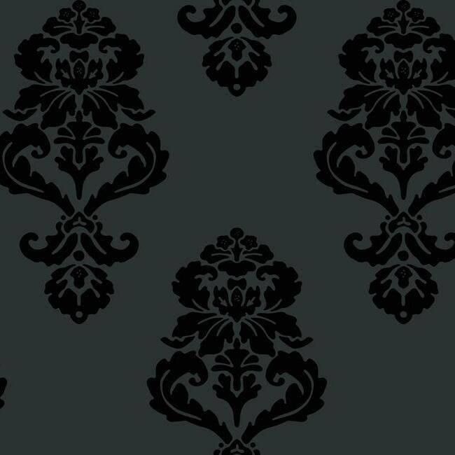 Graphic Damask Wallpaper