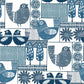 2821-25113 Hennika Blue Patchwork Wallpaper