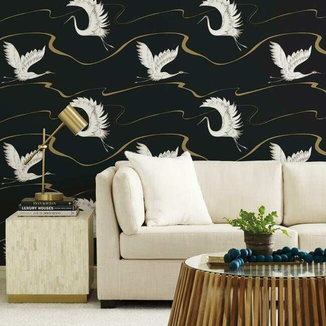 Soaring Cranes Wallpaper