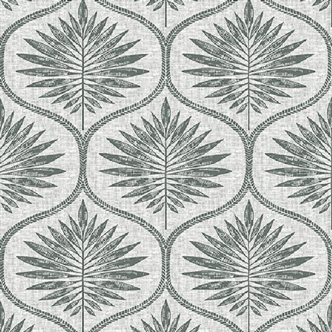 2861-25718 Laurel Grey Ogee Equinox By A Street Prints