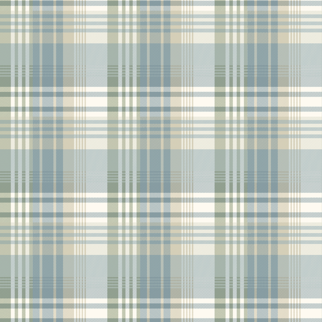 Mulberry Ancient Tartan - Aqua