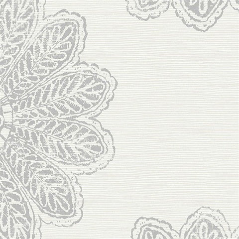 2793-24747 Sol Light Grey Medallion Wallpaper