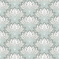 2861-25755 Lotus Light Blue Floral Fans Equinox By A Street Prints