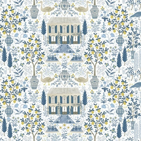 RI5108 Indigo Camont Wallpaper