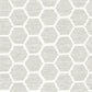 2793-24713 Aura Platinum Honeycomb Wallpaper