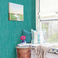 2744-24156 Illusion Aqua Faux Wood Wallpaper By Brewster