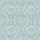 2785-24803 Aqua Painterly Wallpaper
