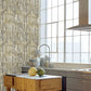 Patina Panels Yellow Metal Wallpaper