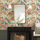 RI5119 Coral/Orange Garden Party Wallpaper