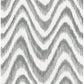 2901-25407 Bargello Grey Faux Grasscloth Wave Wallpaper