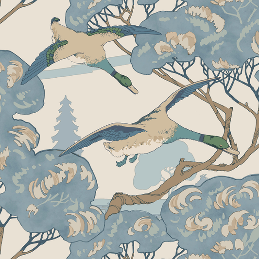 Grand Flying Ducks - Blue
