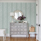 2785-24806 Aqua Latticework Wallpaper