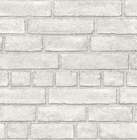 Faï¿½ade Dove Brick Wallpaper