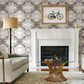 2763-24212 Mysterious Grey Abstract Wallpaper By Brewster