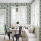 2861-87520 Umbra Teal Floral Equinox By A Street Prints