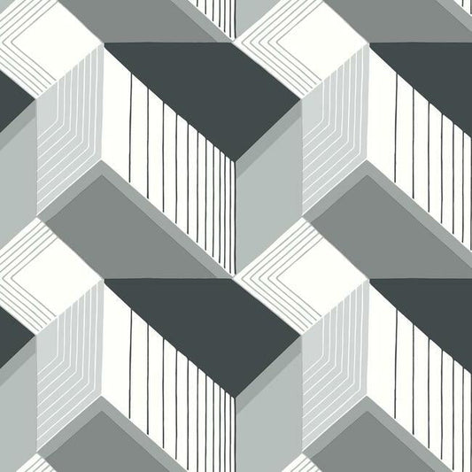 Graphic Geo Blocks Wallpaper