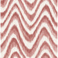 2901-25405 Bargello Red Faux Grasscloth Wave Wallpaper