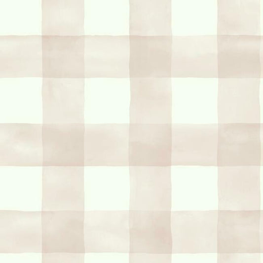 MH1517 Watercolor Check Wallpaper