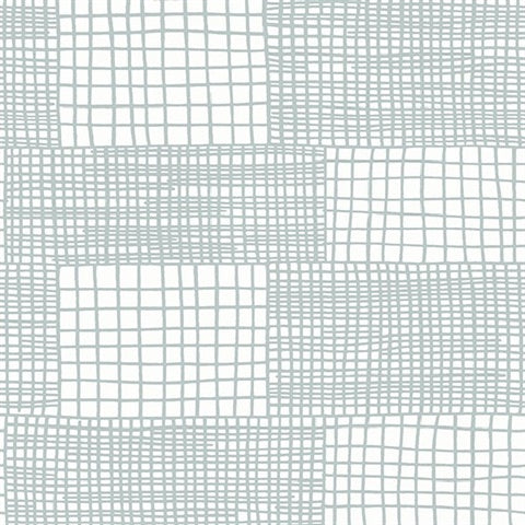2903-25823 Maxwell Aqua Geometric Wallpaper Blue Bell By A Street Prints