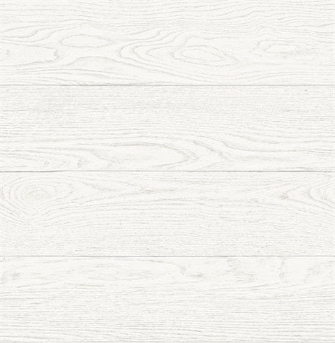 Salvaged Wood White Plank Wallpaper
