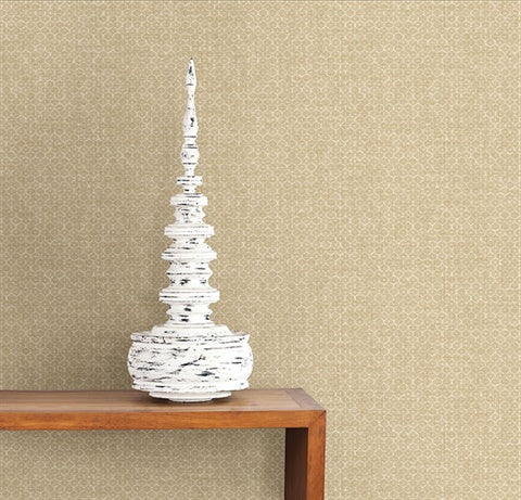 1014-001843 Beige Hip Texture Wallpaper By Brewster