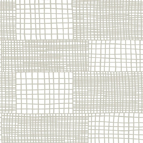 2903-25821 Maxwell Grey Geometric Wallpaper Blue Bell By A Street Prints