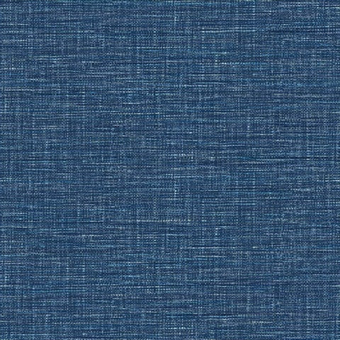 2903-24120 Exhale Dark Blue Faux Grasscloth Wallpaper Blue Bell By A Street Prin