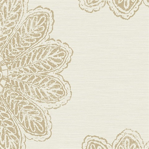 2793-24745 Sol Light Brown Medallion Wallpaper