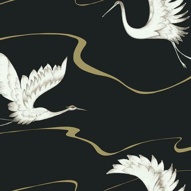 Soaring Cranes Wallpaper