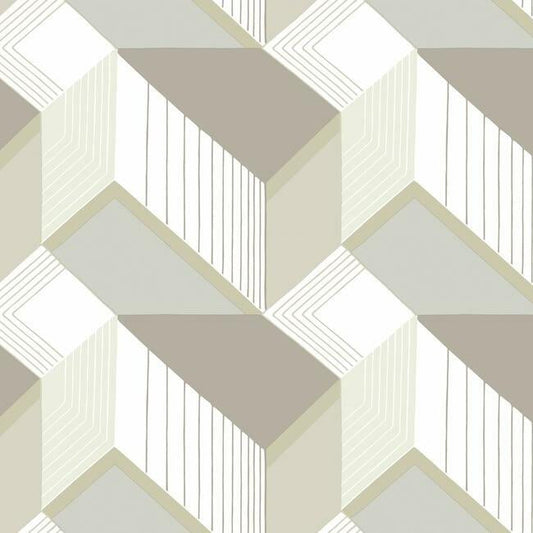 Graphic Geo Blocks Wallpaper