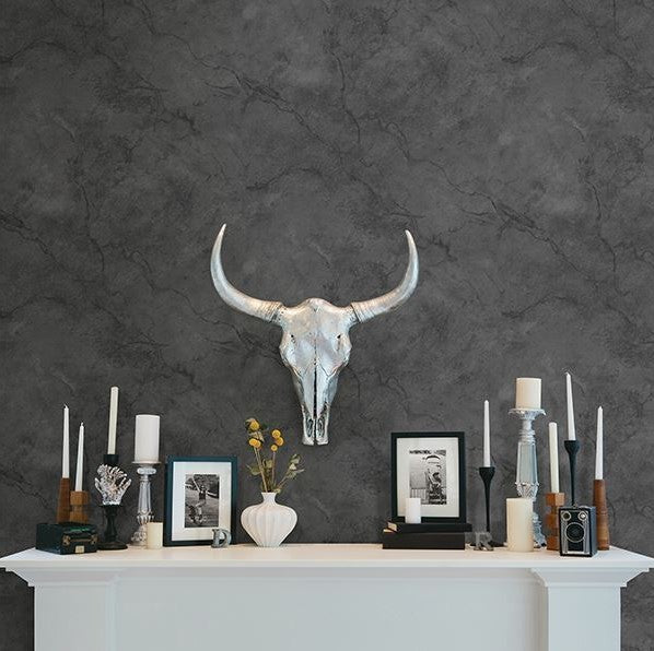 Innuendo Black Marble Wallpaper