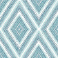 2969-26013 Zaya Blue Tribal Diamonds Wallpaper by Brewster