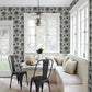2861-87518 Umbra Charcoal Floral Equinox By A Street Prints