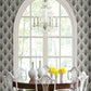 2763-24230 Dusk Grey Frond Wallpaper By Brewster
