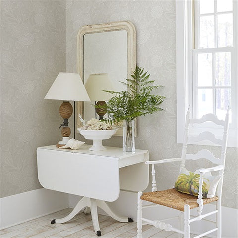 2903-25858 Alannah Bone Botanical Wallpaper Blue Bell By A Street Prints