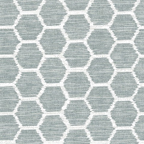 2793-24710 Aura Teal Honeycomb Wallpaper