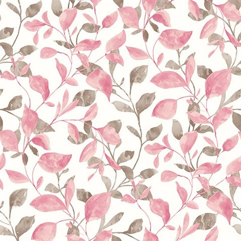 2656-004038 Pink and Grey Catalina Trail Wallpaper