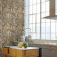 Patina Panels Copper Metal Wallpaper